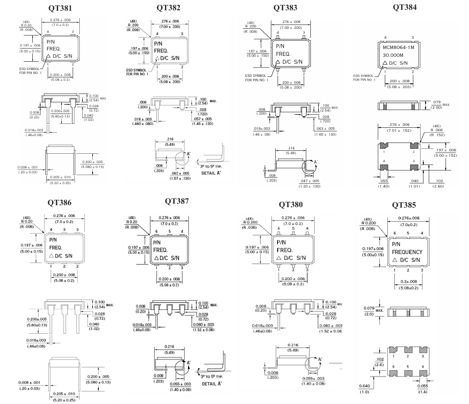 Q-Tech QT380,QT381,QT382...QT386,QT387