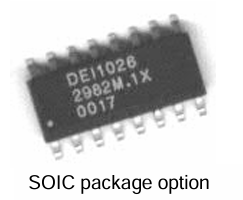 DEI1026航空電子六通道離散信號轉數字信號接口芯片